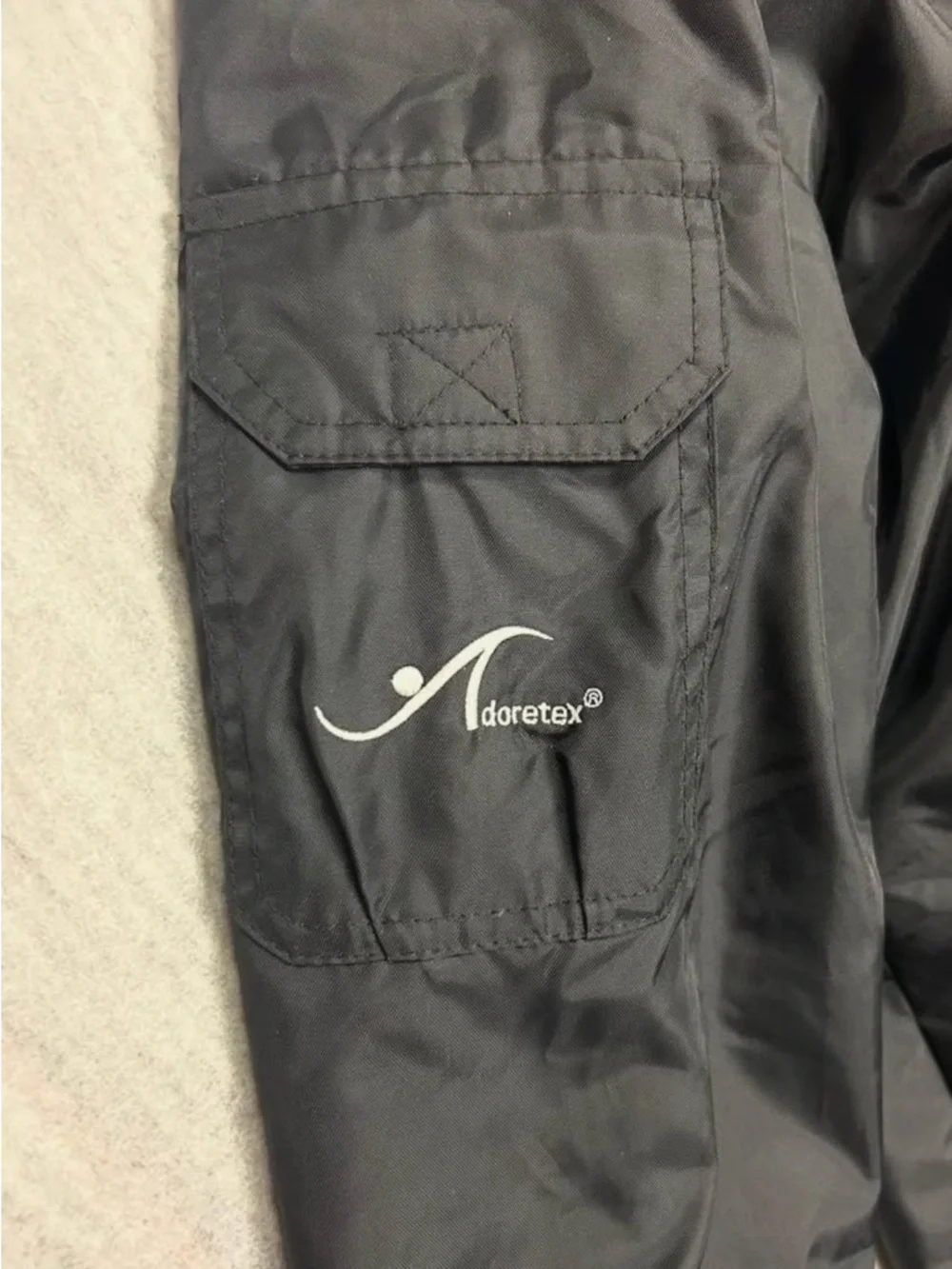 Adoretex Youth Jacket with Gray Faux Fur Lining - Picture 4 of 5